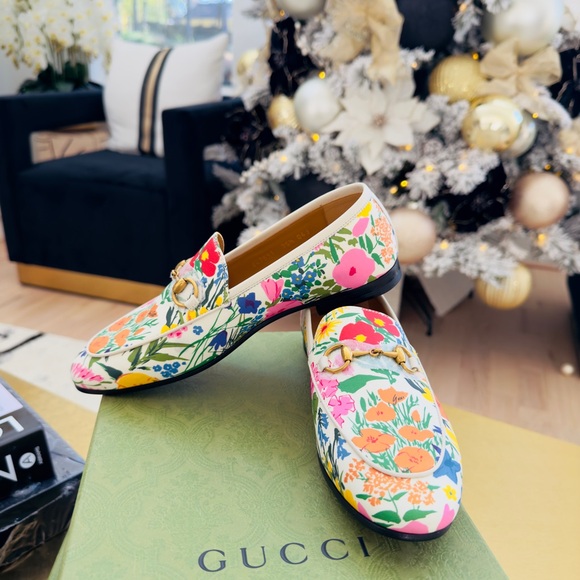 Gucci Ken Scott Jordaan Floral Print Loafer - Picture 7 of 10